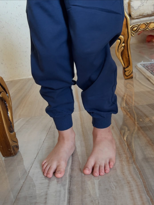 ست تیشرت شلوارک چاپی بچگانه سایز ۴۰ و ۴۵